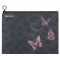 Папка для тетрадей BRAUBERG А4, 1 отделение, пластик, на zip-lock-молнии, Neon butterflies, 272103
