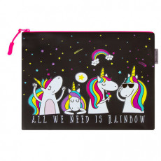 Папка для тетрадей A5 BRAUBERG, мягкий, водонепроницаемая молния, Unicorns, 25х20 см, 229259 Папка для тетрадей A5 BRAUBERG, мягкий, водонепроницаемая молния, Unicorns, 25х20 см, 229259