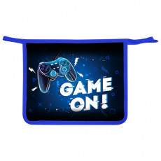 Папка для тетрадей ПИФАГОР А5, 1 отделение, пластик, на молнии, Game On, 271496