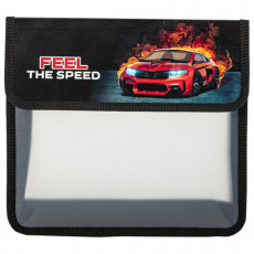 Папка для тетрадей ЮНЛАНДИЯ А5, пластик, 2 отделения, клапан на липучке, Feel the speed, 270969 Папка для тетрадей ЮНЛАНДИЯ А5, пластик, 2 отделения, клапан на липучке, Feel the speed, 270969