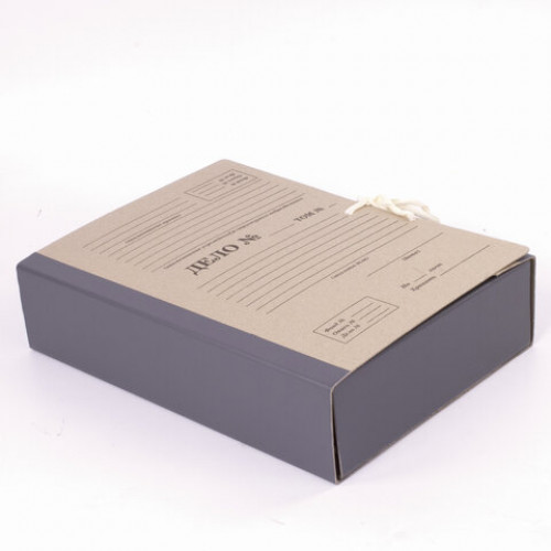 Папка архивная А4 Форма 21, 80 мм, переплетный картон/бумвинил, завязки, до 800 л., STAFF, 112167