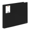 Папка на 4 кольцах БОЛЬШОГО ФОРМАТА А3, ГОРИЗОНТАЛЬНАЯ, 30 мм, до 250 листов, черная, 0,8 мм, STAFF, 274003