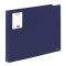 Папка на 4 кольцах БОЛЬШОГО ФОРМАТА А3, ГОРИЗОНТАЛЬНАЯ, 30 мм, до 250 листов, синяя, 0,8 мм, STAFF, 273998