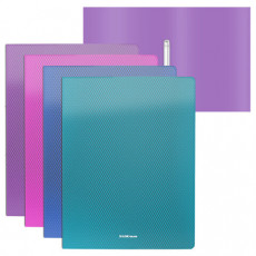 Папка на 2 кольцах ERICH KRAUSE Diamond Vivid, 24мм, до 150 листов, ассорти, 0,5мм, 4, 47133