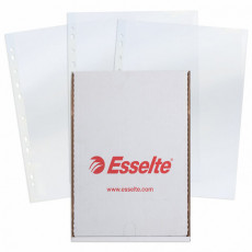 Папки-файлы перфорированные, А4, ESSELTE Standard, комплект 100 шт., глянцевые, 55 мкм, 56066