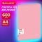 Папка объемная на молнии пластиковая BRAUBERG PASTEL, А4, 330х240мм, 600мкм, цвет персиковый, 271972
