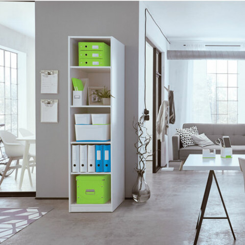 Папка-регистратор LEITZ Active WOW, механизм 180°, полифом, 82 мм, синяя, 11060036