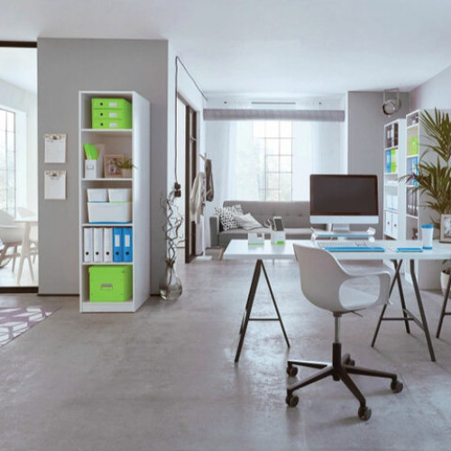 Папка-регистратор LEITZ Active WOW, механизм 180°, полифом, 82 мм, зеленая, 11060054