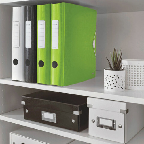 Папка-регистратор LEITZ Active WOW, механизм 180°, полифом, 82 мм, зеленая, 11060054
