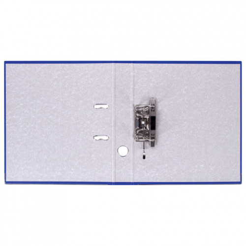 Папка-регистратор, покрытие пластик, 50 мм, ПРОЧНАЯ, с уголком, BRAUBERG, синяя, 226590