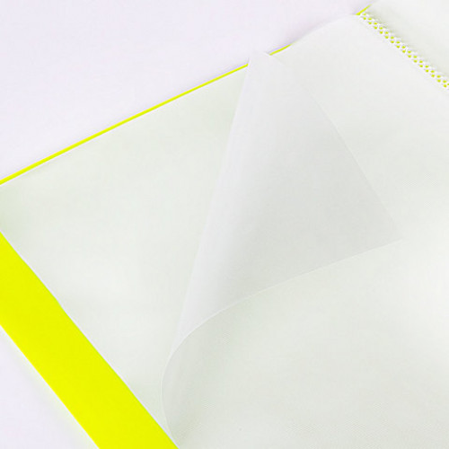 Папка 20 вкладышей BRAUBERG Neon, 16 мм, неоновая желтая, 700 мкм, 227449