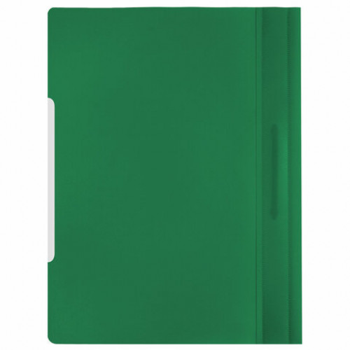 Скоросшиватель пластиковый DURABLE (Германия), А4, 150/180 мкм, зеленый, 2573-05