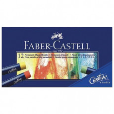Пастель масляная художественная FABER-CASTELL Oil Pastels, 12 цветов, круглое сечение, 127012 Пастель масляная художественная FABER-CASTELL Oil Pastels, 12 цветов, круглое сечение, 127012