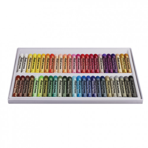 Пастель масляная художественная PENTEL Oil Pastels, 50 цветов, круглое сечение, картонная упаковка, PHN4-50