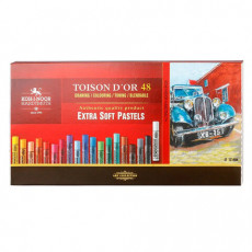 Пастель мягкая художественная KOH-I-NOOR Toison D'or, 48цв., круглое сечение, 8556048001KZ