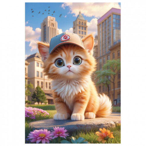 Пазл картонный 54 элемента ОЧАРОВАТЕЛЬНЫЕ МОРДАШКИ, АССОРТИ, 40 видов, 175х130 мм, HATBER