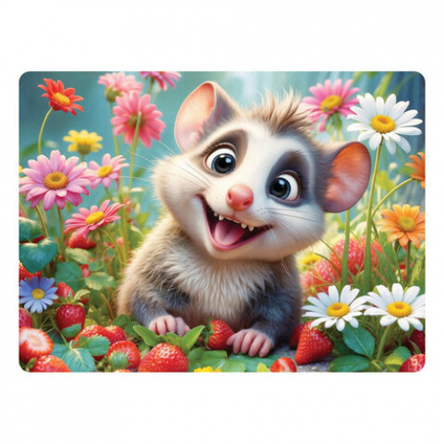 Пазл картонный 54 элемента ОЧАРОВАТЕЛЬНЫЕ МОРДАШКИ, АССОРТИ, 40 видов, 175х130 мм, HATBER