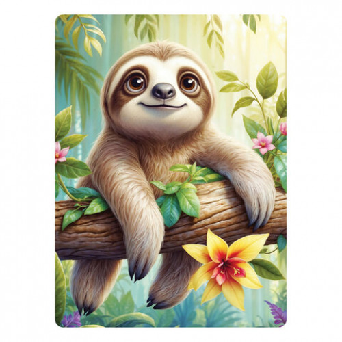 Пазл картонный 54 элемента ОЧАРОВАТЕЛЬНЫЕ МОРДАШКИ, АССОРТИ, 40 видов, 175х130 мм, HATBER