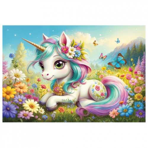 Пазл картонный 54 элемента ОЧАРОВАТЕЛЬНЫЕ МОРДАШКИ, АССОРТИ, 40 видов, 175х130 мм, HATBER