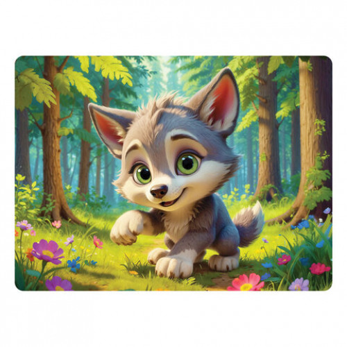 Пазл картонный 54 элемента ОЧАРОВАТЕЛЬНЫЕ МОРДАШКИ, АССОРТИ, 40 видов, 175х130 мм, HATBER