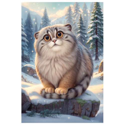 Пазл картонный 54 элемента ОЧАРОВАТЕЛЬНЫЕ МОРДАШКИ, АССОРТИ, 40 видов, 175х130 мм, HATBER