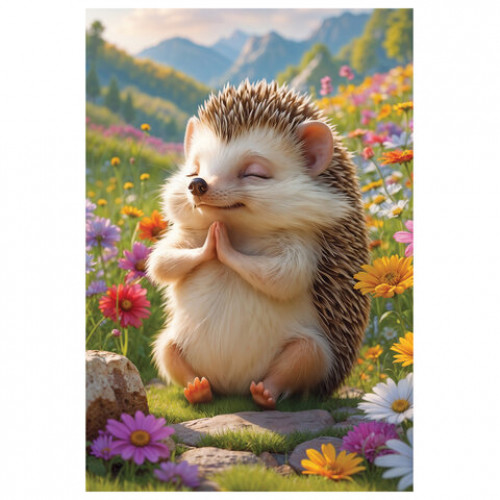 Пазл картонный 54 элемента ОЧАРОВАТЕЛЬНЫЕ МОРДАШКИ, АССОРТИ, 40 видов, 175х130 мм, HATBER