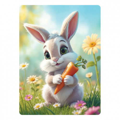 Пазл картонный 54 элемента ОЧАРОВАТЕЛЬНЫЕ МОРДАШКИ, АССОРТИ, 40 видов, 175х130 мм, HATBER