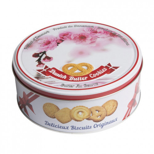 Печенье Датское BISQUINI (Бисквини) Butter Cookies, ассорти, сдобное, в железной банке, 150 г, 101139