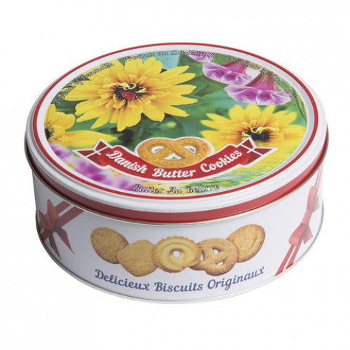Печенье Датское BISQUINI (Бисквини) Butter Cookies, ассорти, сдобное, в железной банке, 150 г, 101139
