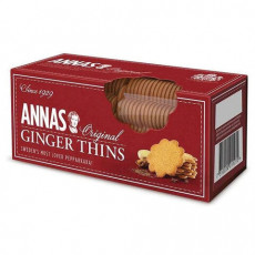 Печенье песочное имбирное тонкое ANNAS Ginger Thins (Швеция), 150 г