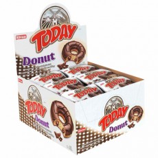 Кекс TODAY Donut, со вкусом какао, ТУРЦИЯ, 24 штуки по 40 г в шоу-боксе, 1368