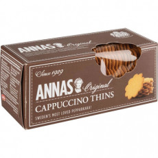 Печенье песочное капучино тонкое ANNAS Cappuccino Thins (Швеция), 150 г