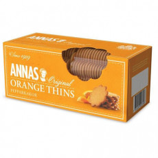 Печенье песочное апельсиновое тонкое ANNAS Orange Thins (Швеция), 150 г