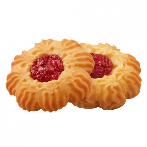 Печенье ЯШКИНО Курабье с вишнёвым джемом сдобное, гофрокороб 4 кг, ЯП815