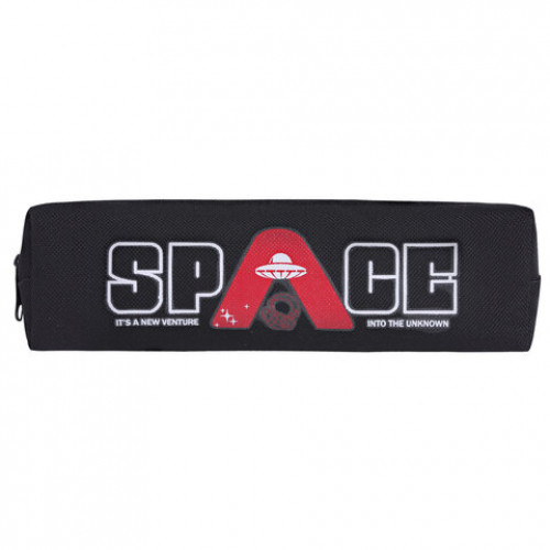 Пенал ЮНЛАНДИЯ ЮНИОР, 1 отделение, полиэстер, Space, 20х6х4 см, 273809
