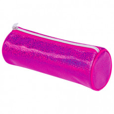 Пенал-тубус BRAUBERG, мягкий, Glitter Pink, 20х7х7 см, 229017 Пенал-тубус BRAUBERG, мягкий, Glitter Pink, 20х7х7 см, 229017