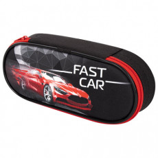 Пенал-футляр BRAUBERG, 1 отделение, ткань, 21x9x5 см, Fast car, 270376 Пенал-футляр BRAUBERG, 1 отделение, ткань, 21x9x5 см, Fast car, 270376