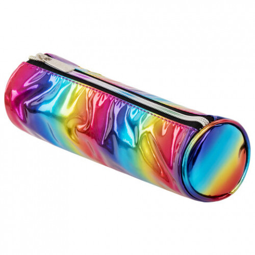 Пенал-косметичка ЮНЛАНДИЯ на молнии, мягкий, Rainbow, 22х8 см, 270052