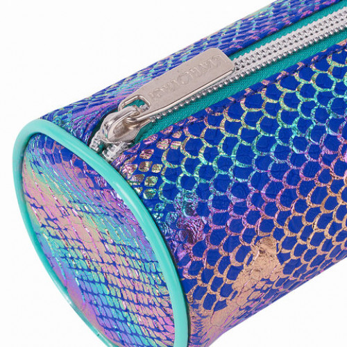 Пенал-тубус ЮНЛАНДИЯ SEASTORY на молнии, мягкий, Aquamarine, 21х7х7 см, 270047