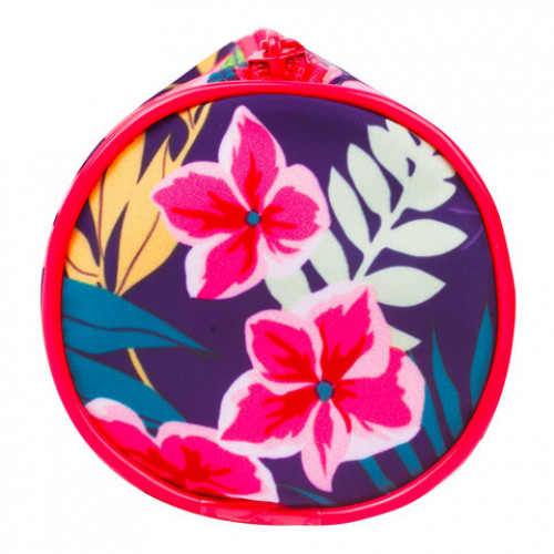 Пенал-тубус BRAUBERG, с эффектом Soft Touch, мягкий, Flower, 22х8 см, 229015