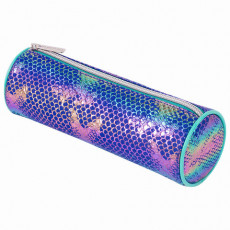 Пенал-тубус ЮНЛАНДИЯ SEASTORY на молнии, мягкий, Aquamarine, 21х7х7 см, 270047