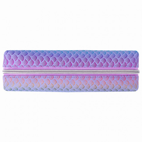 Пенал-косметичка ЮНЛАНДИЯ SEASTORY на молнии, мягкий, Fishtail, 21х6х7 см, 270048