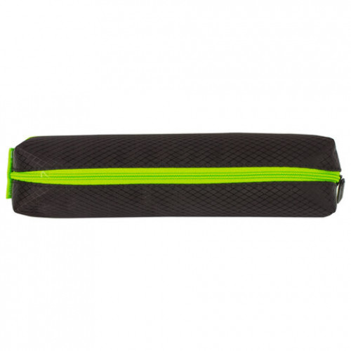 Пенал-косметичка BRAUBERG, мягкий, Black&Bright, черно-зеленый, 21х5х5 см, 229005