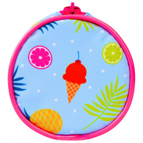 Пенал-тубус BRAUBERG, с эффектом Soft Touch, мягкий, Fruits, 22х8 см, 229014