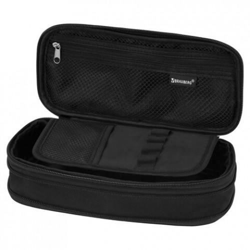 Пенал-трансформер BRAUBERG, полиэстер, 22х10х3 см, Black, 274609