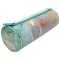 Пенал-тубус BRAUBERG, с эффектом Soft Touch, мягкий, Mint marble, 22х8 см, 271568