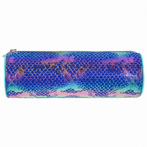 Пенал-тубус ЮНЛАНДИЯ SEASTORY на молнии, мягкий, Aquamarine, 21х7х7 см, 270047