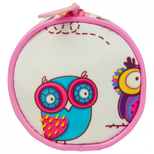 Пенал-тубус BRAUBERG, с эффектом Soft Touch, мягкий, Owls, 22х8 см, 229007