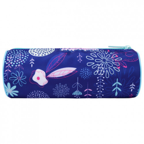 Пенал-тубус BRAUBERG, с эффектом Soft Touch, мягкий, Rabbit, 22х8 см, 229010