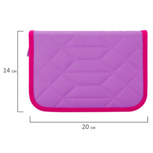 Пенал TIGER FAMILY с наполнением, 1 отделение, 2 откидные планки, 31 предмет, Rainbow Sorbet, 20х14х4 см, 228947, TGRW-011C1